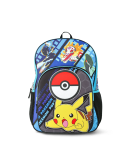 "Pokemon kids backpack with pikashu and design"