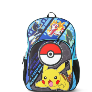 "Pokemon kids backpack with pikashu and design"